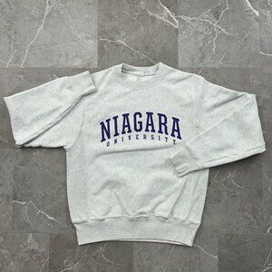 Vintage Champion Reverse Weave Niagara University Sweatshirt Mens Small Pullover